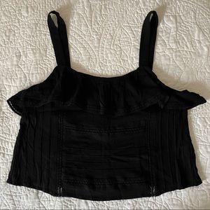 Forever 21 Contemporary Flowy Crop Top
